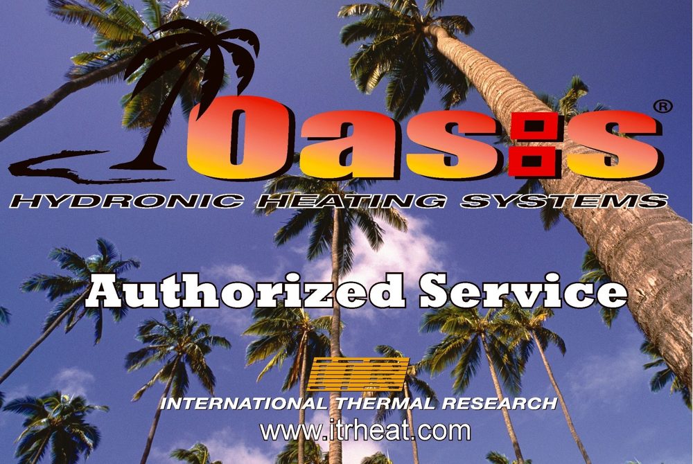 Oasis Hydronic Heating Systems — Authorized Service, International Thermal Research